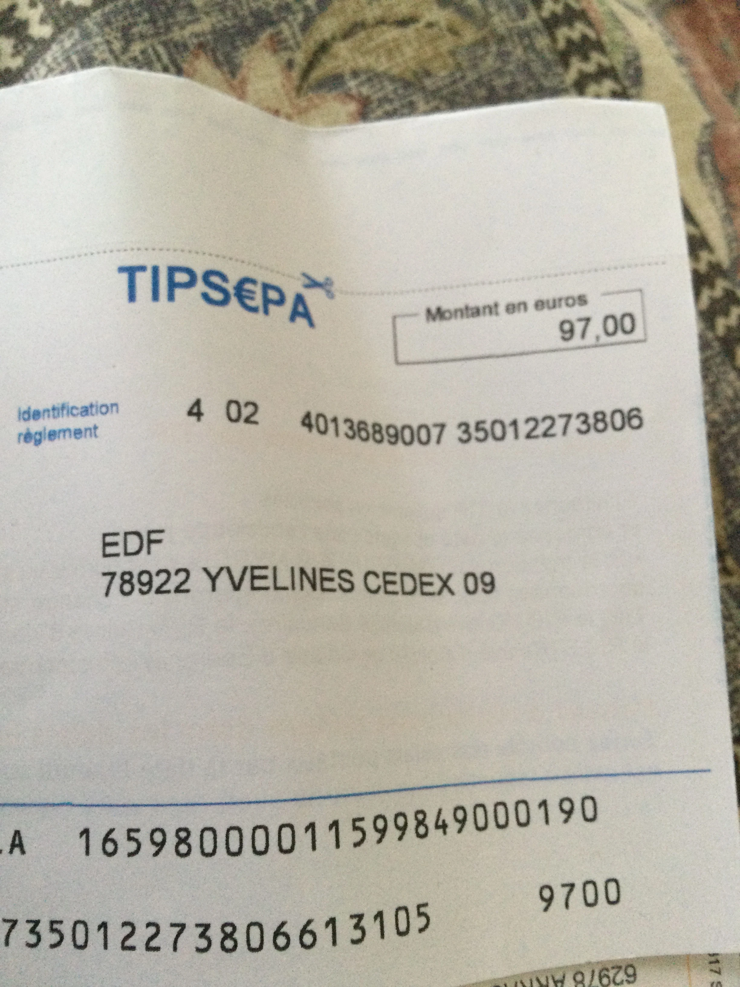Photo de Paye ma facture d électricité