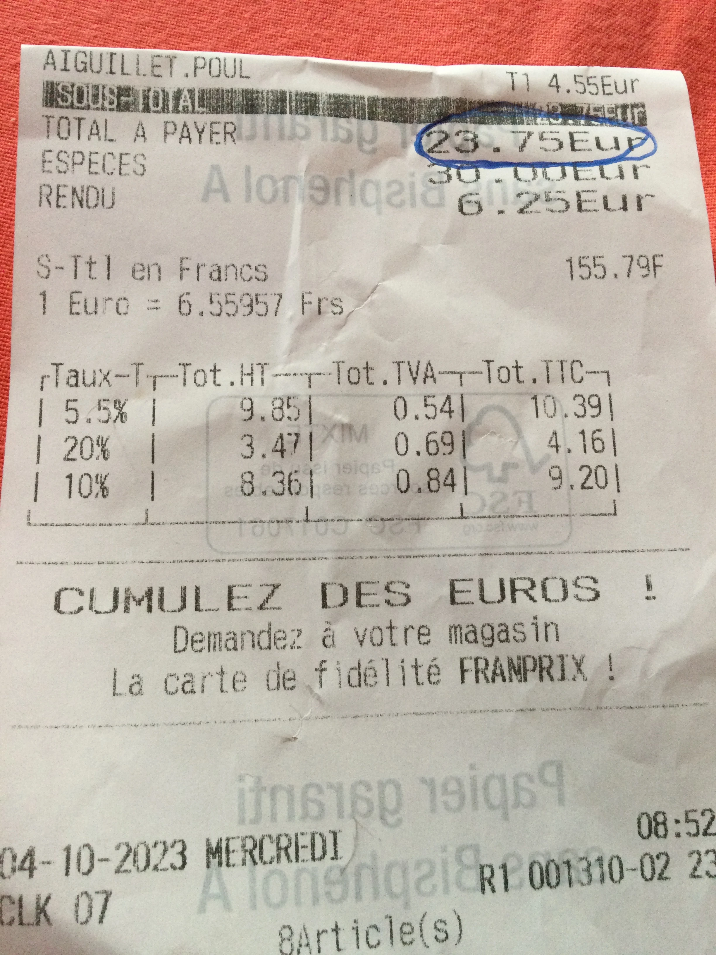 Photo de Rembourse mes courses