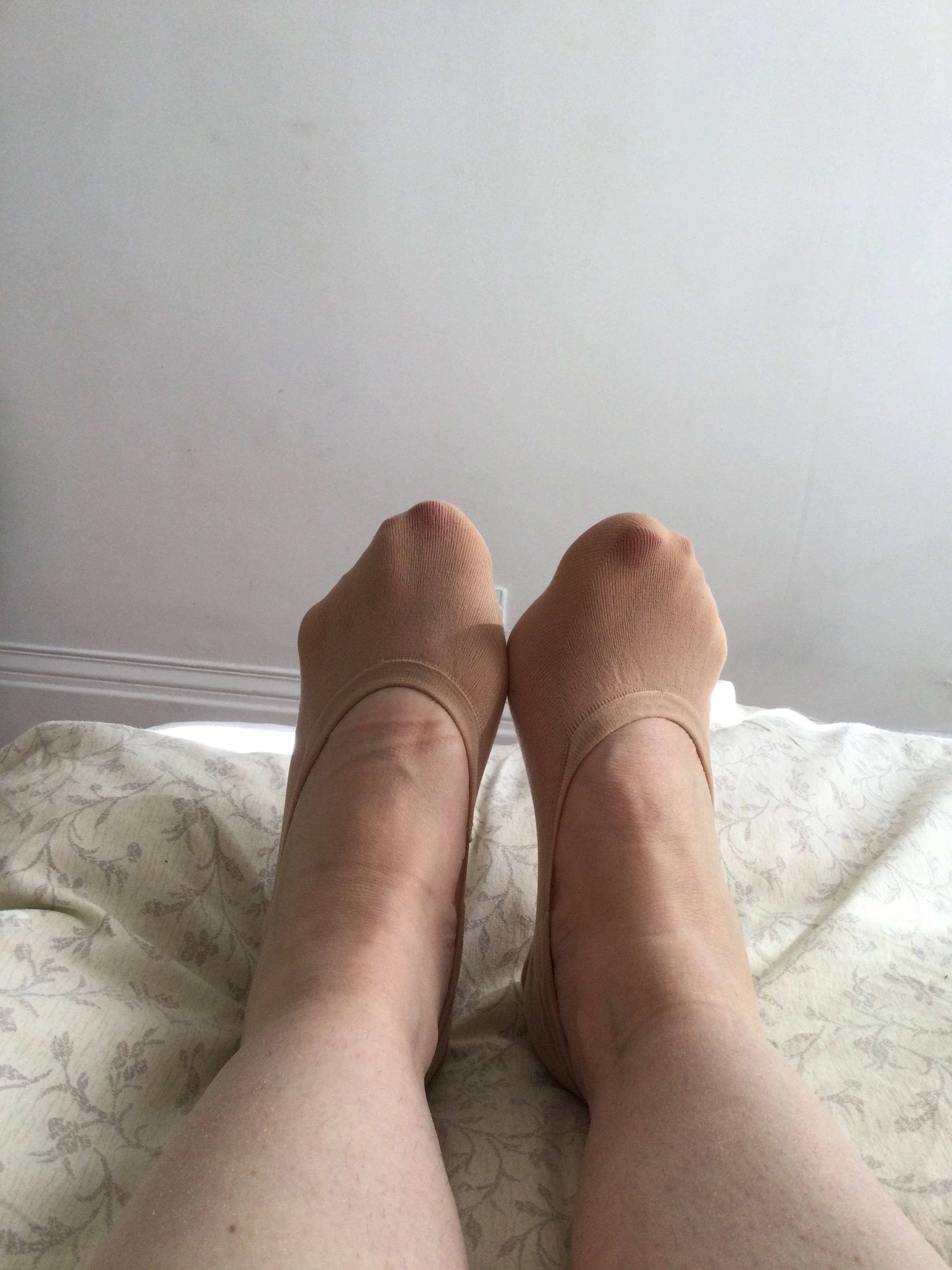 Photo de Chausette de pieds couleur chair