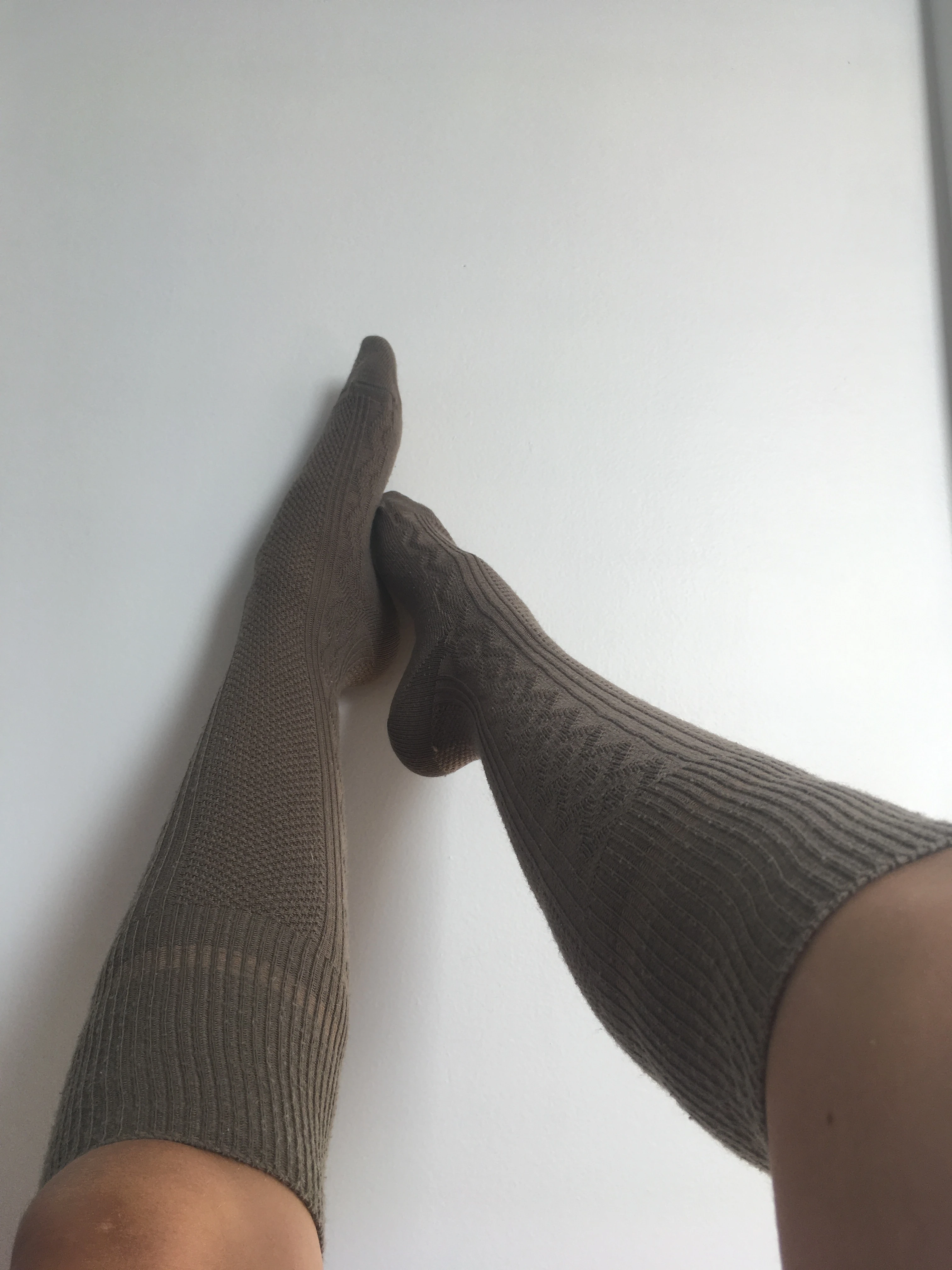 Photo de Chaussettes hautes portées