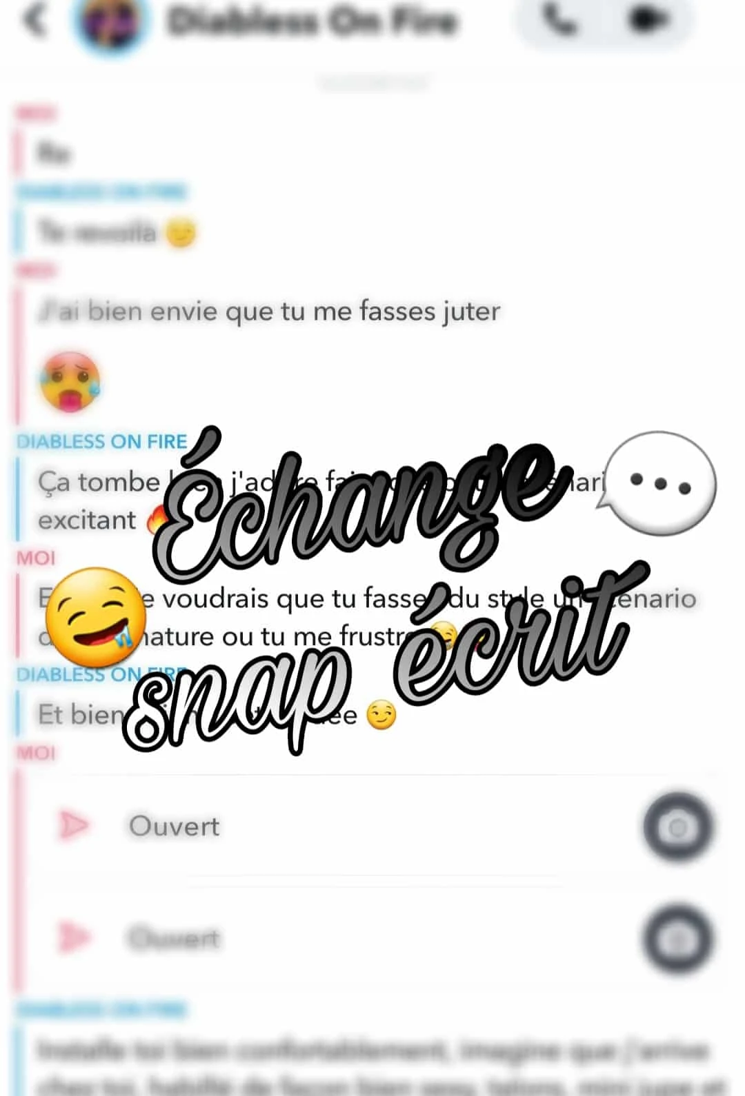 Photo de Echange ecrit