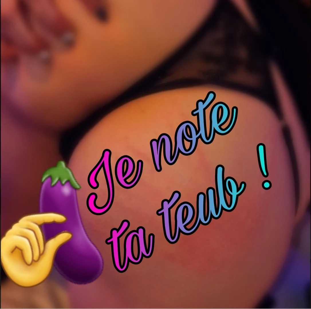 Photo de Je note ta teub !