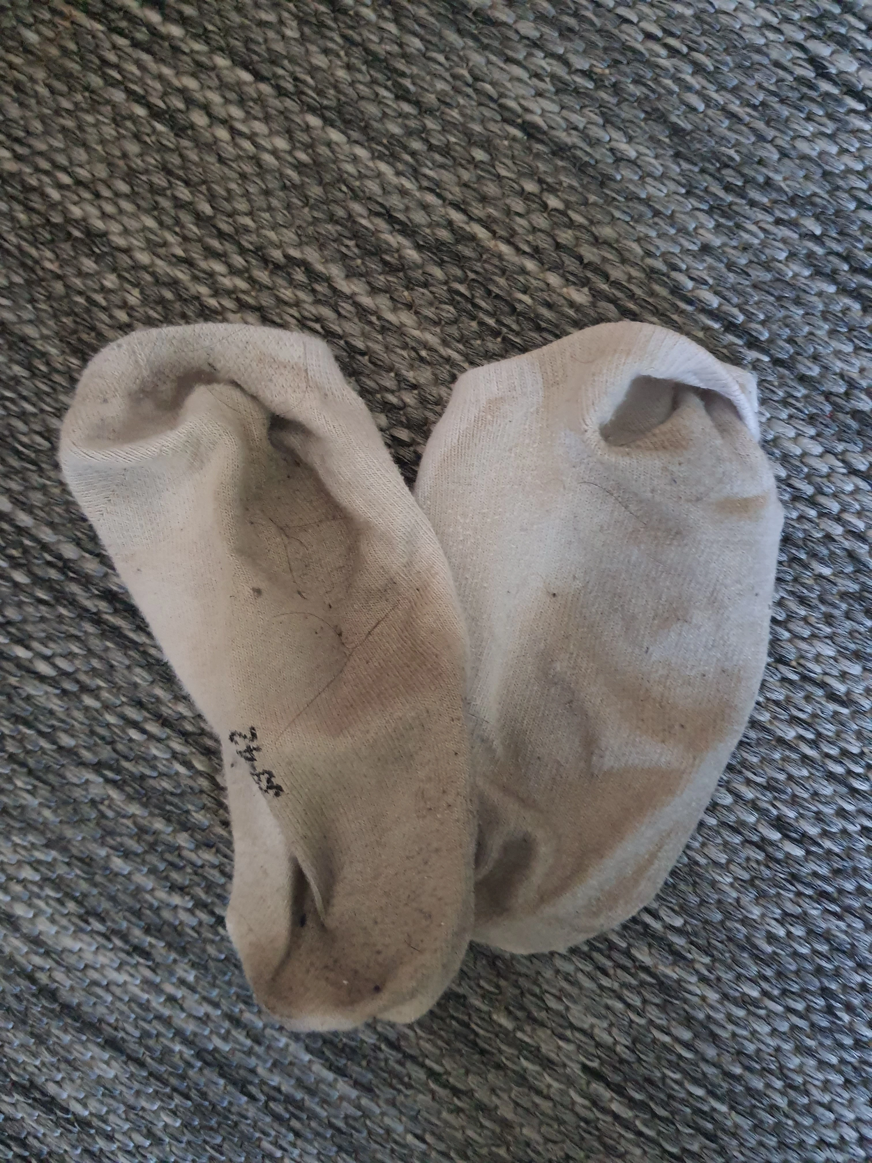 Photo de mes chaussettes portées une semaine