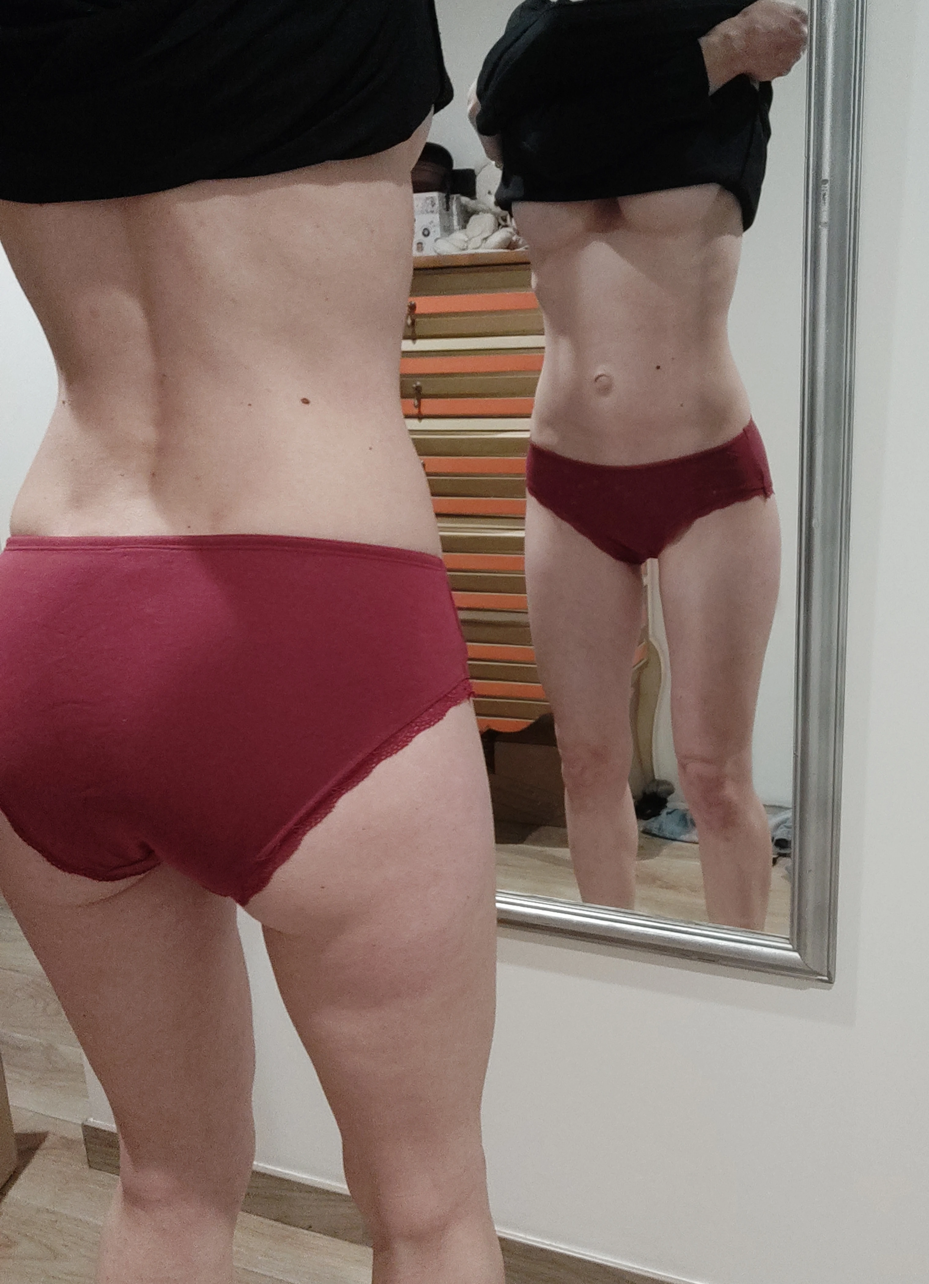 Photo de Culotte coton spécial printemps rouge