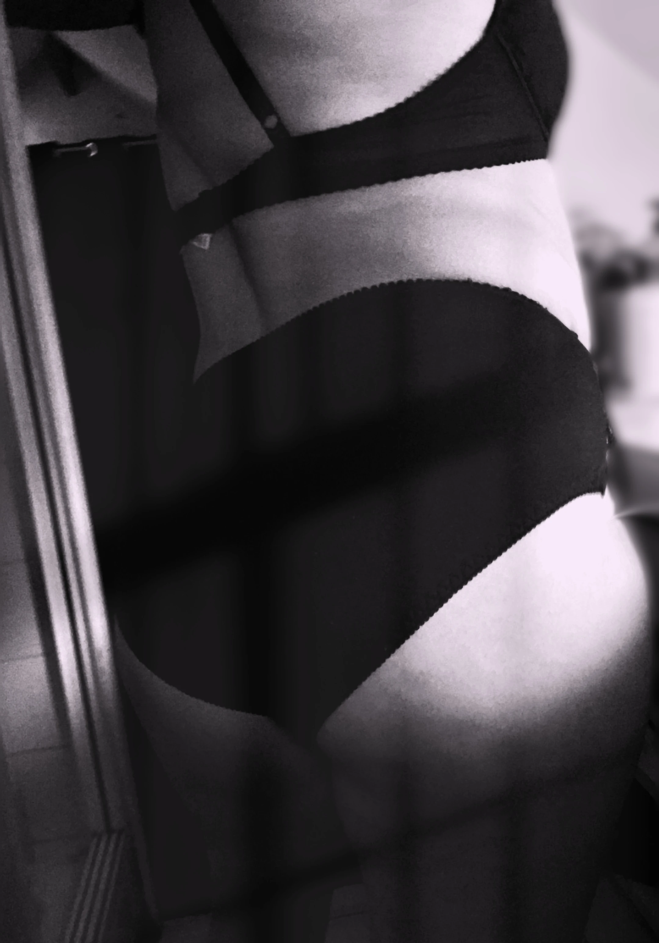 Photo de Culotte haute soie/dentelle (réservée)