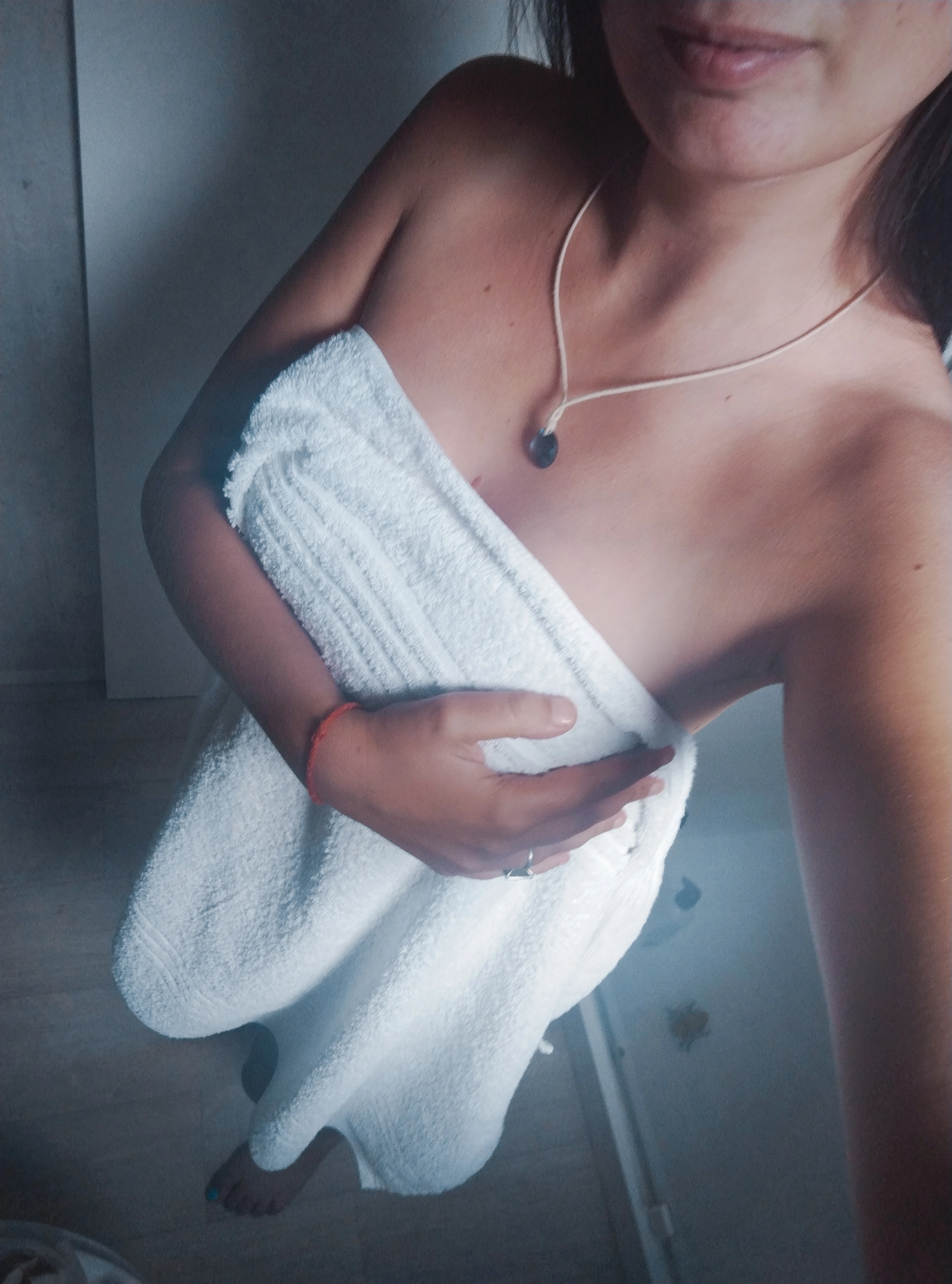 Photo de La serviette de douche