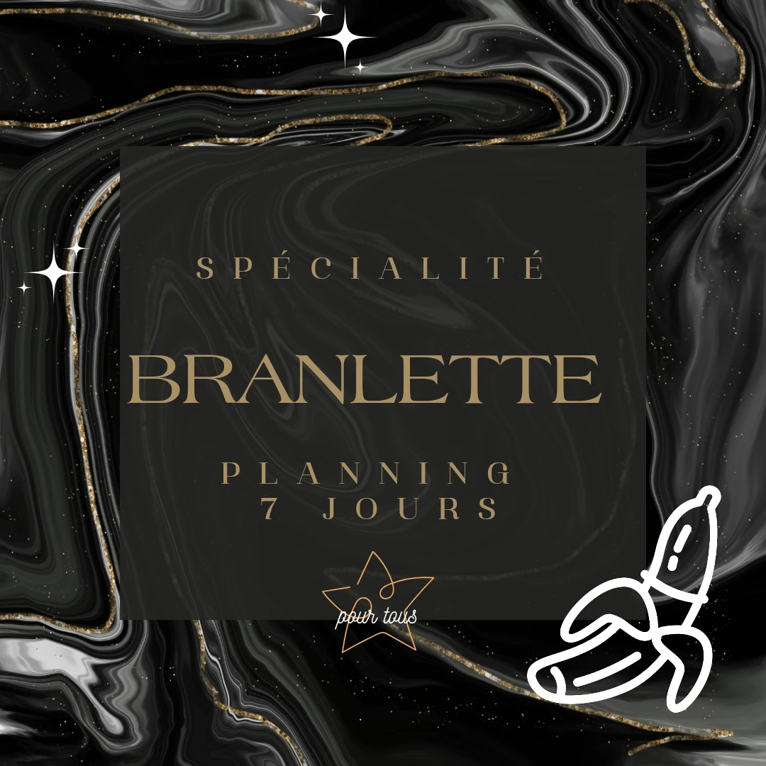 Photo de Branlette planning 7 jours
