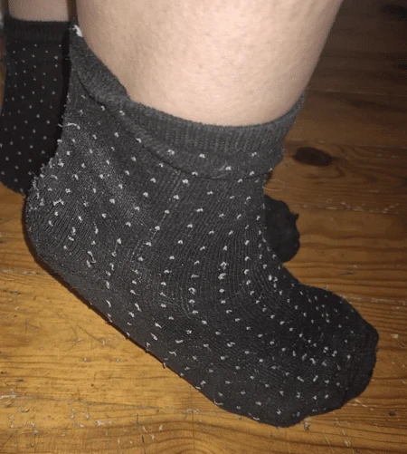 Photo de 🧦👑Jolies chaussettes à pois👑🧦