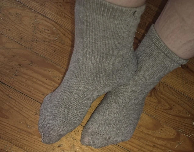 Photo de 🧦👑Jolies chaussettes beige👑🧦