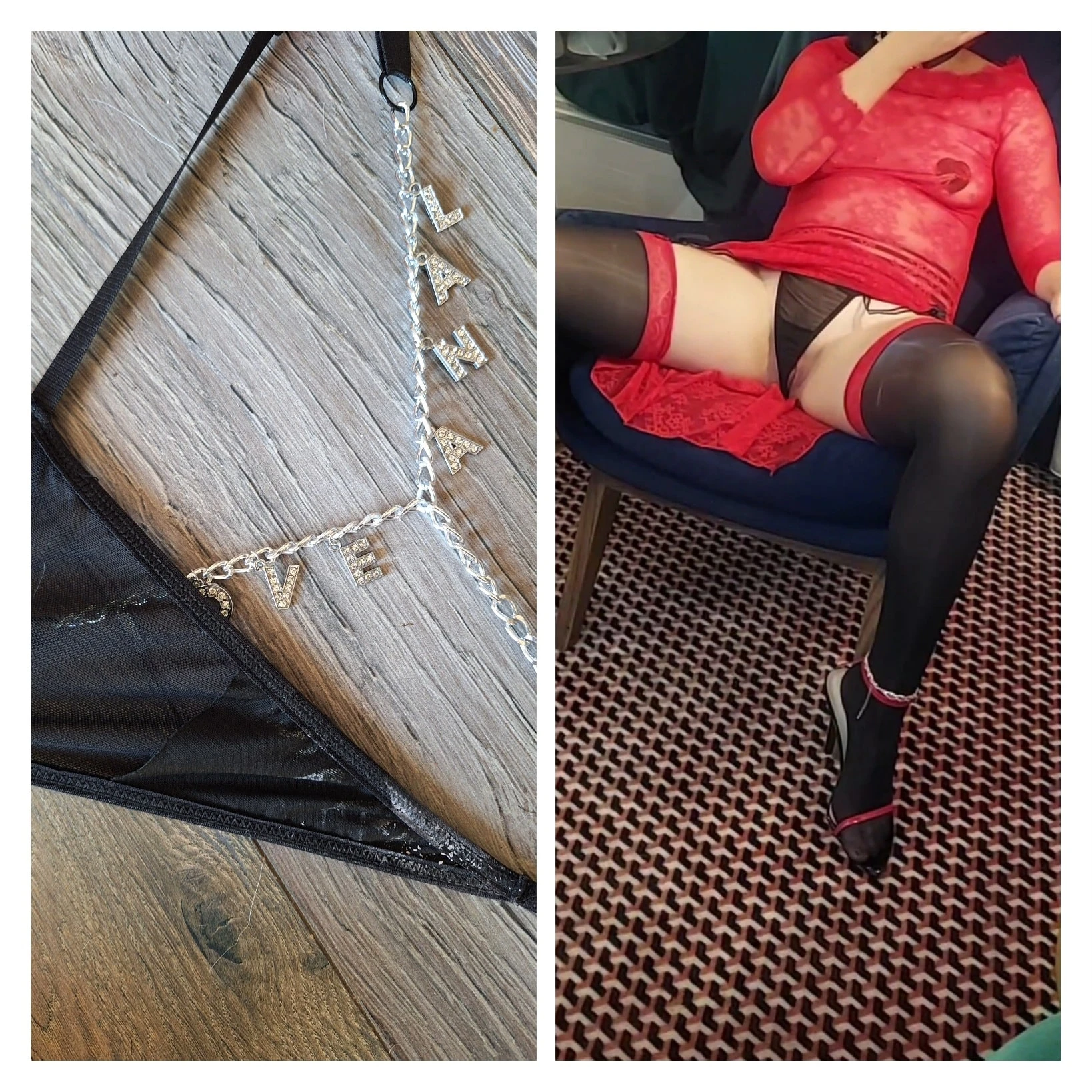 Photo de Love anal G string worn for it.