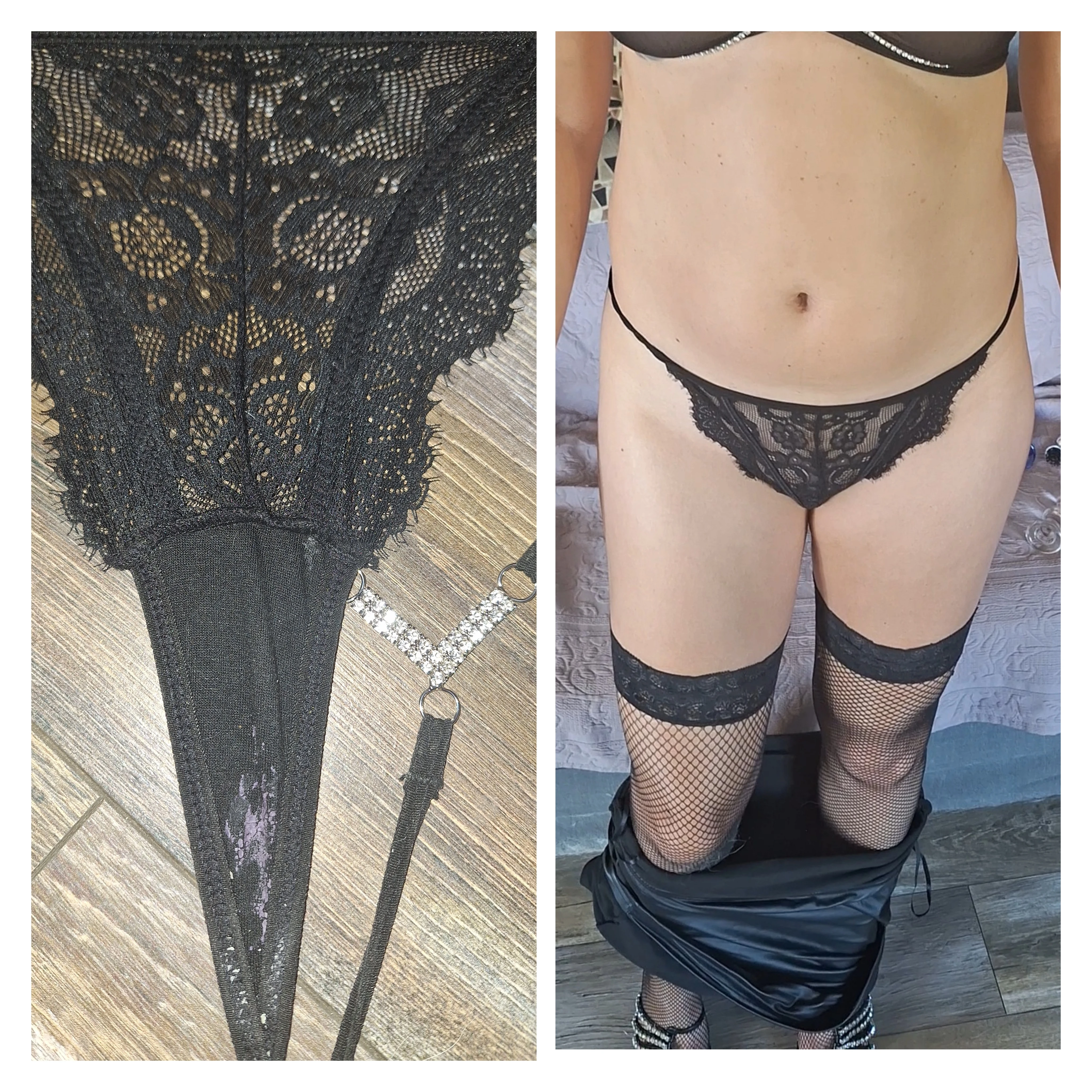 Photo de Black G string worn 3 days