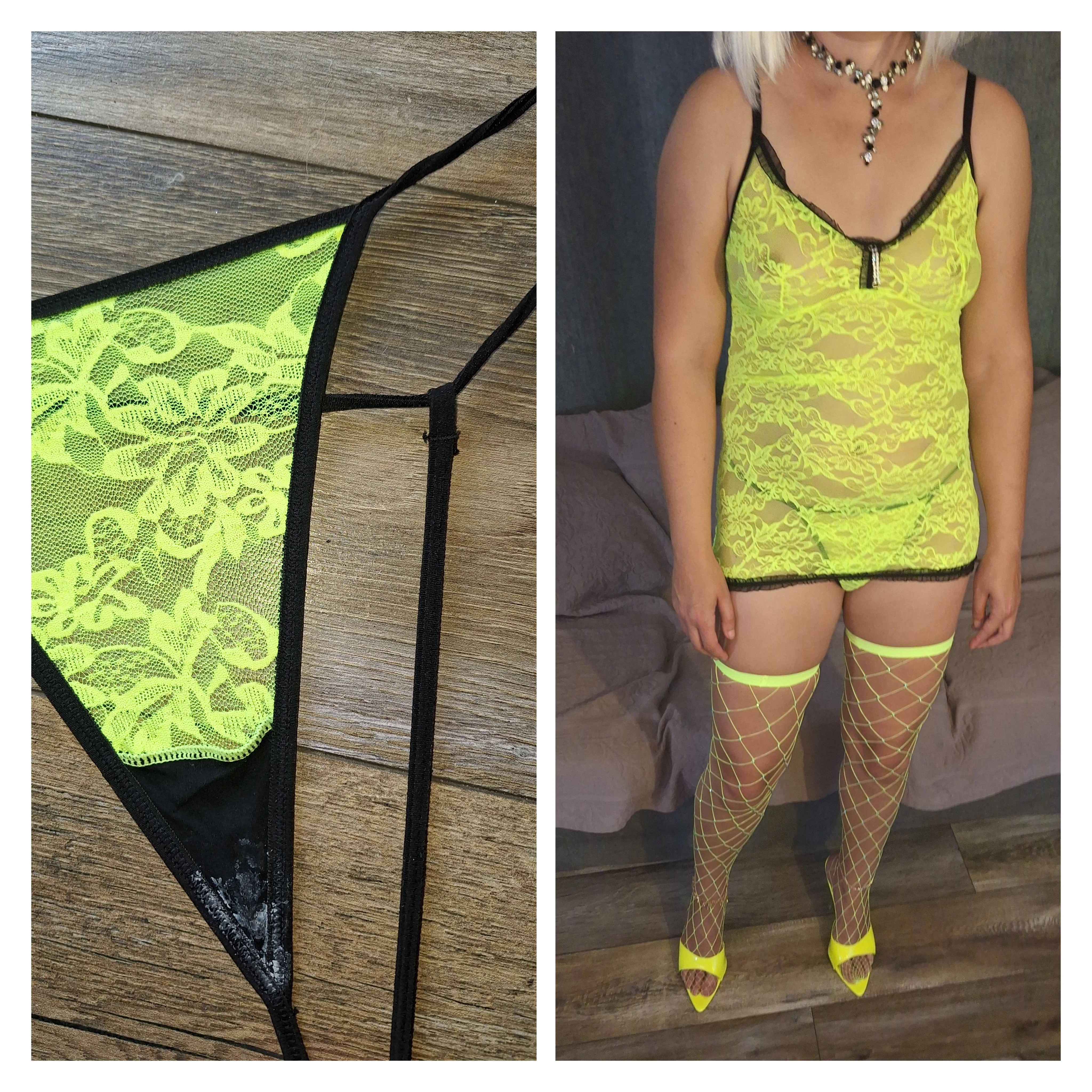 Photo de Yellow g string worn 2 days for sex