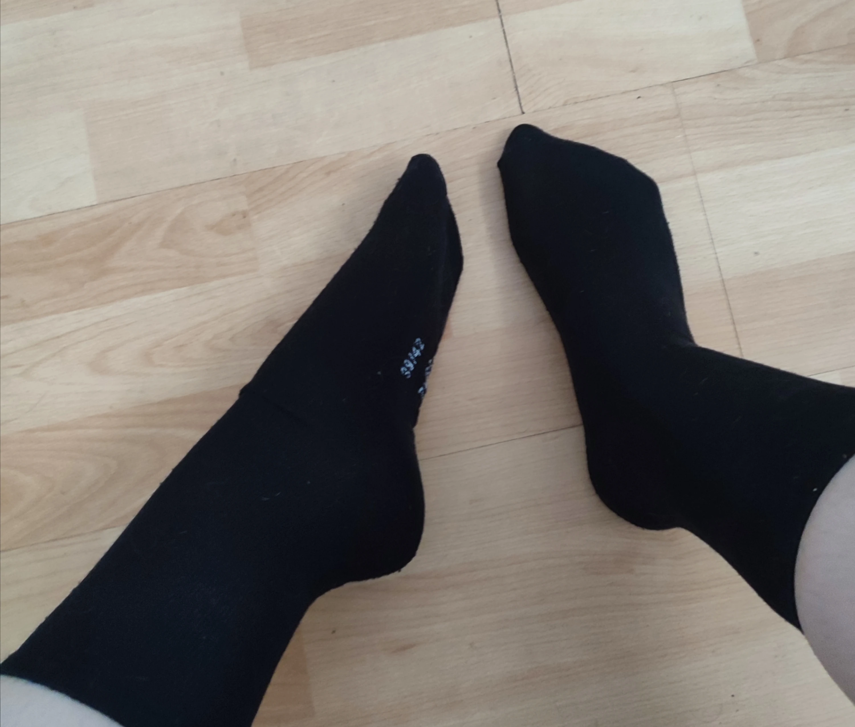 Photo de chaussettes noires