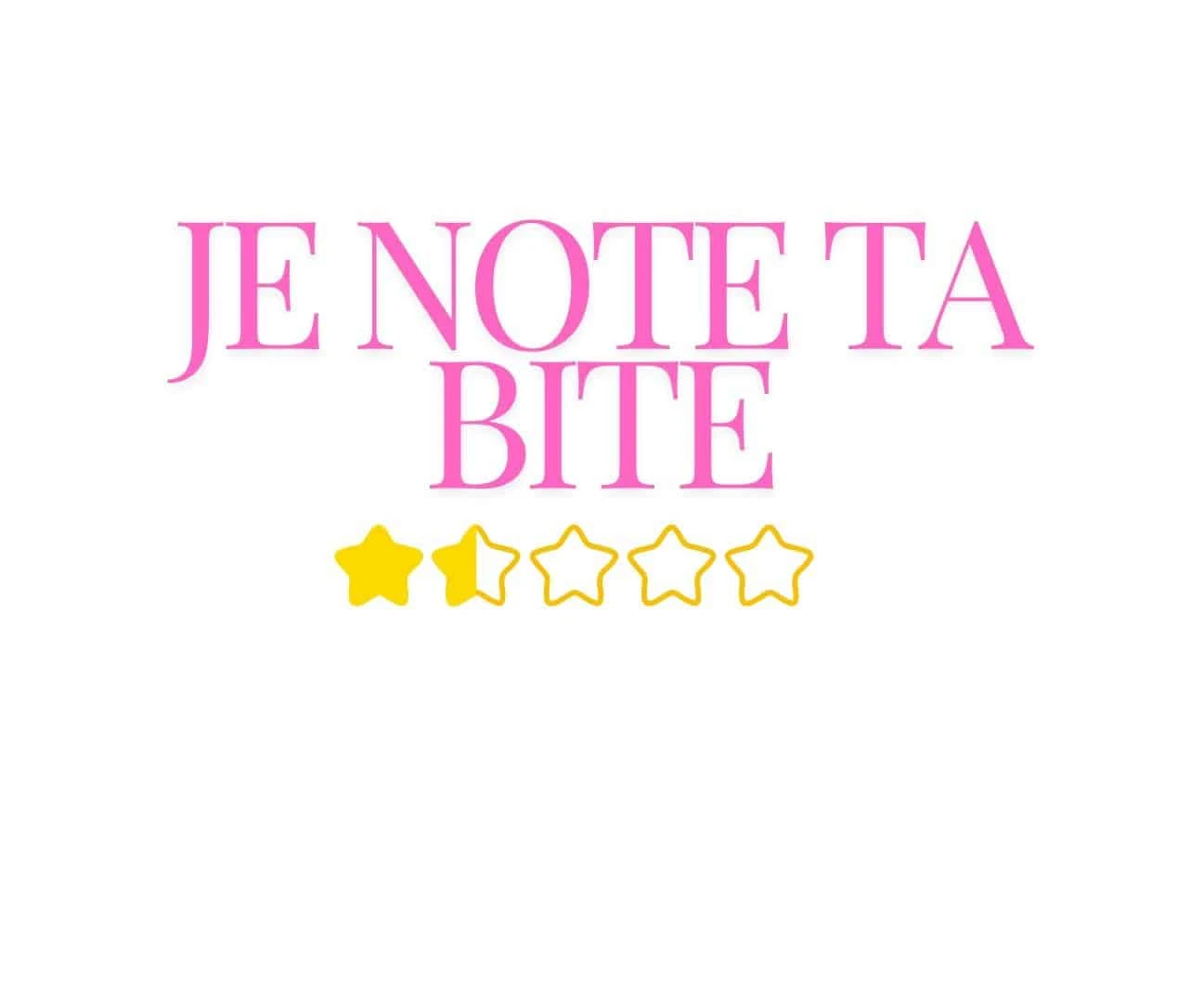 Photo de Je note ta queue