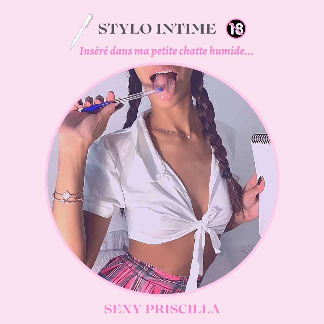 Photo de Stylo intime d’étudiante 🔞🖊