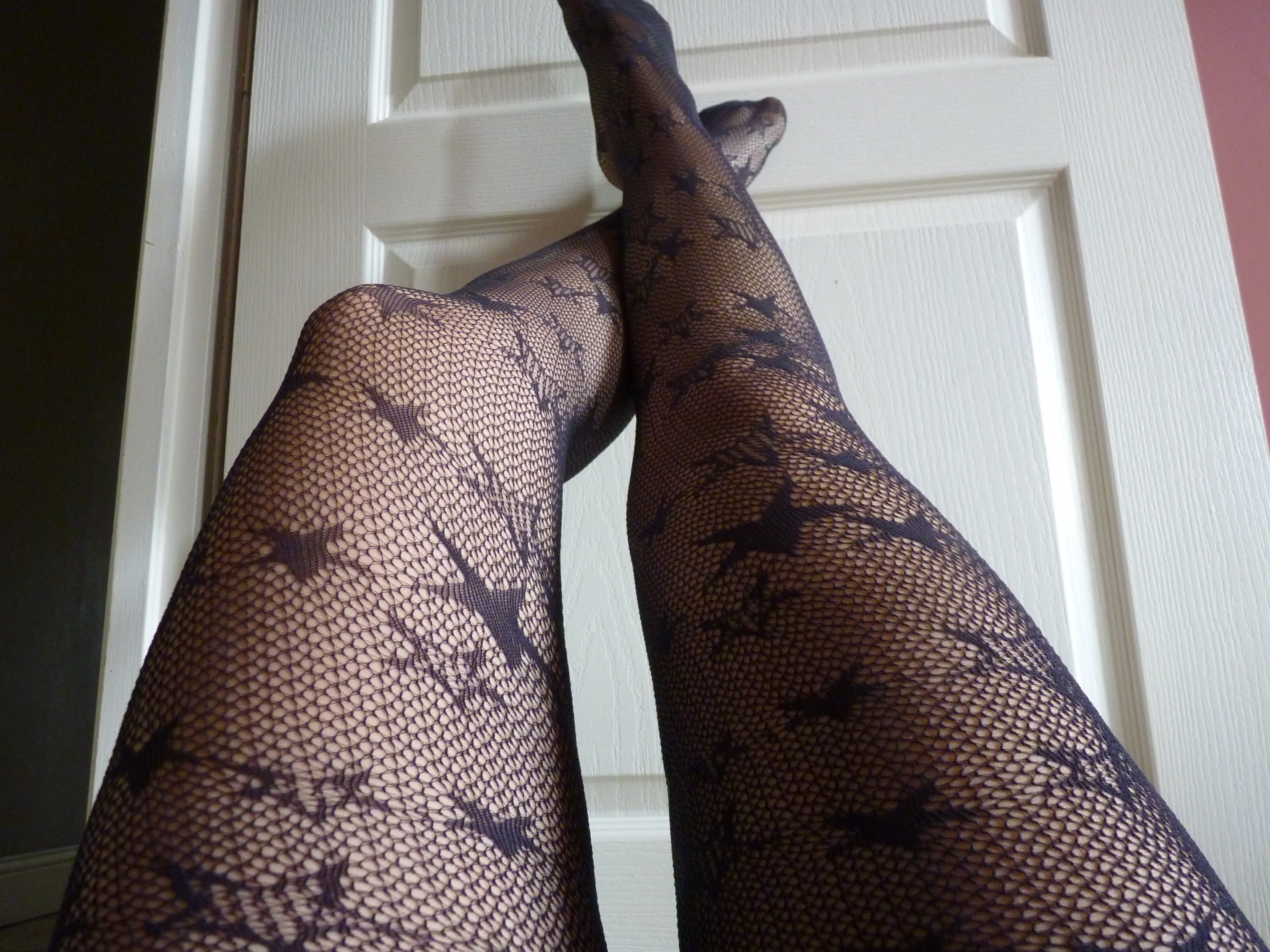 Photo de 💫✨🌟⭐ Mes collants résilles portés nue 🔥🔥🔥