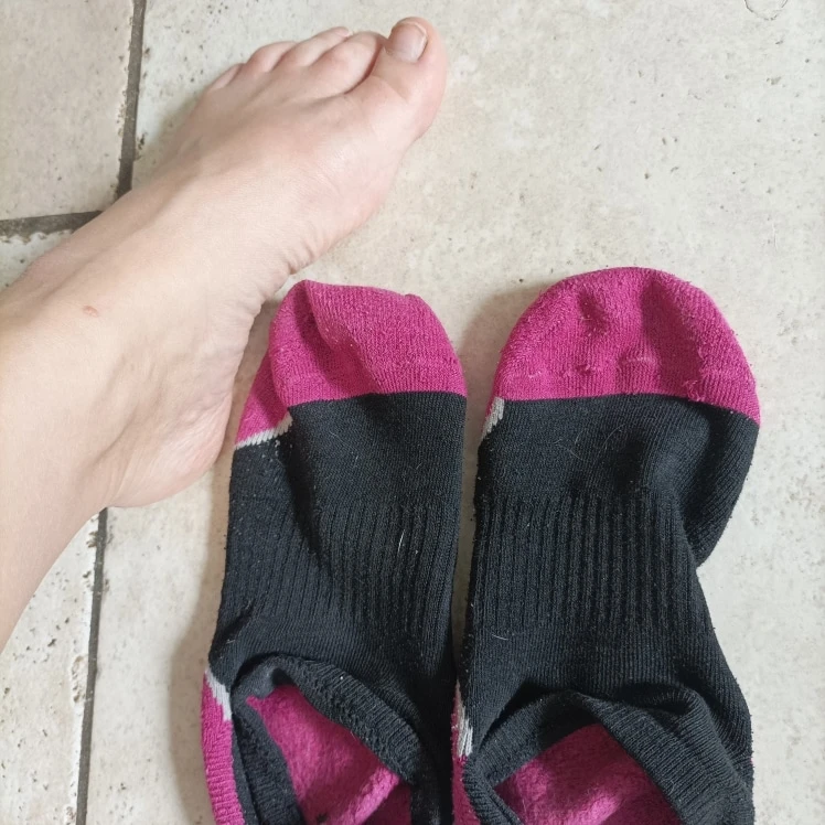 Photo de Mes chaussettes sport bien portées