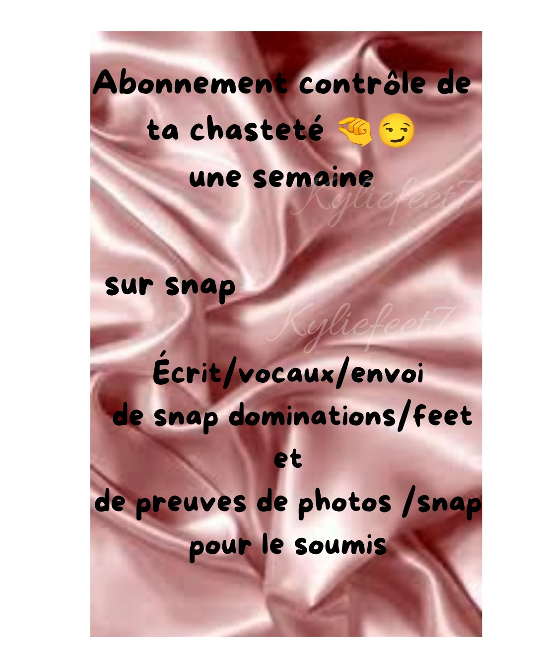 Photo de Abonnement contrôle de ta chasteté 🤏🔑🔥