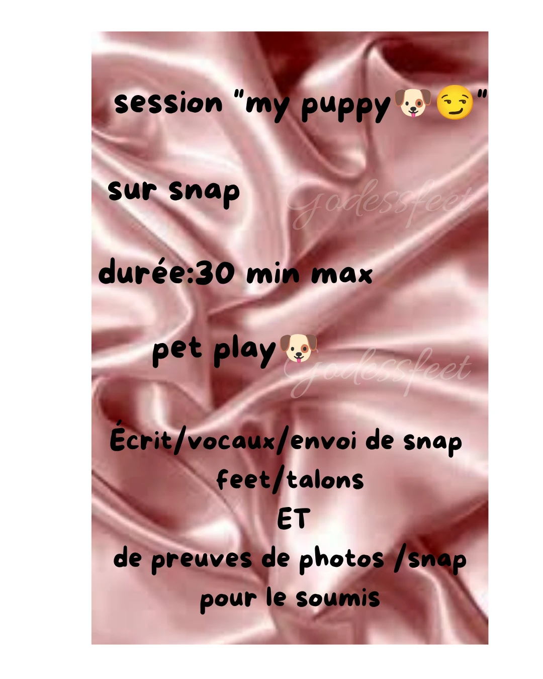 Photo de Session virtuelle "My puppy" 🐶🤭🔥