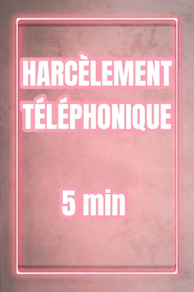 Photo de HARCÈLEMENT TÉLÉPHONIQUE