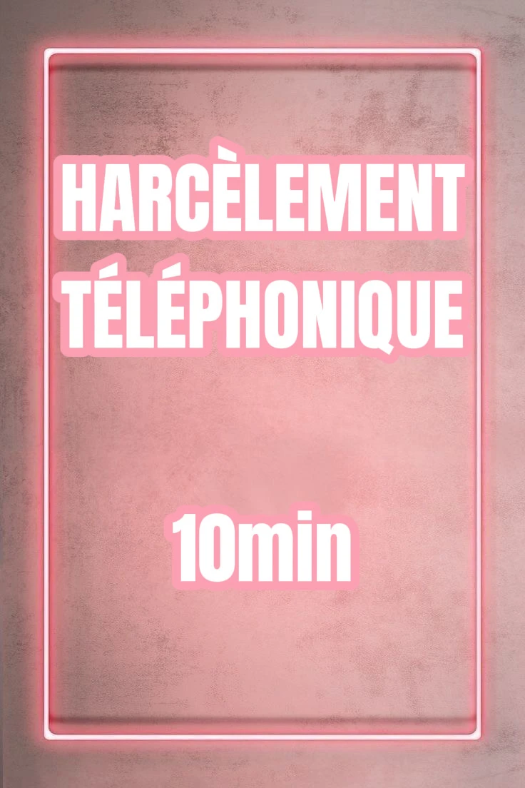 Photo de HARCÈLEMENT TÉLÉPHONIQUE