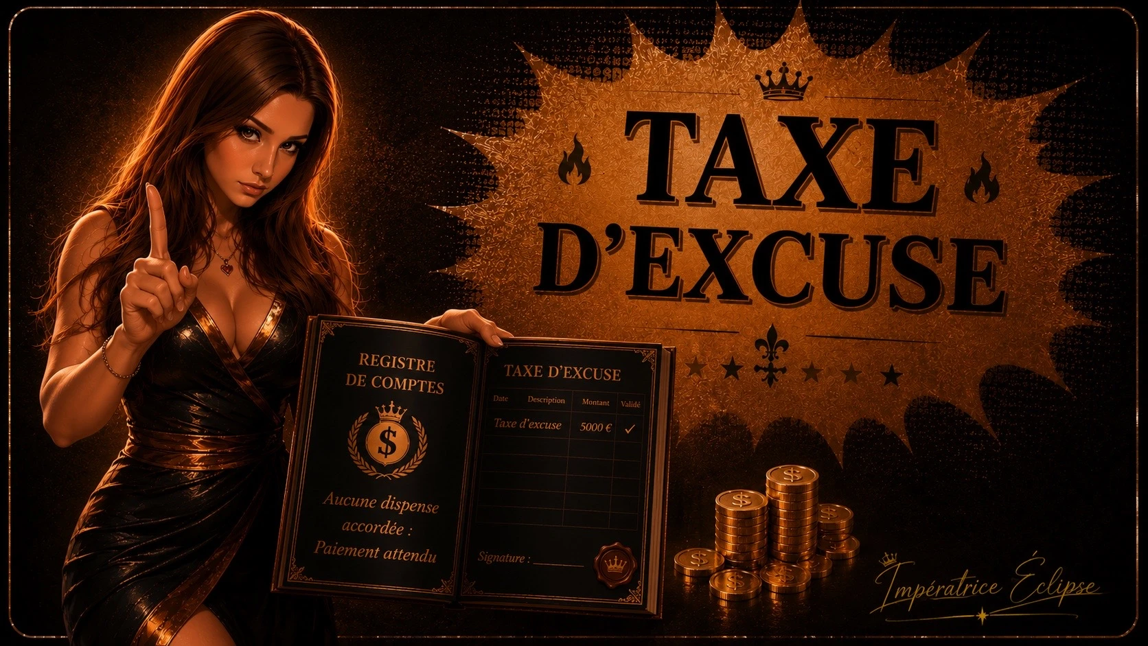 Photo de 👑 Taxe d’excuse