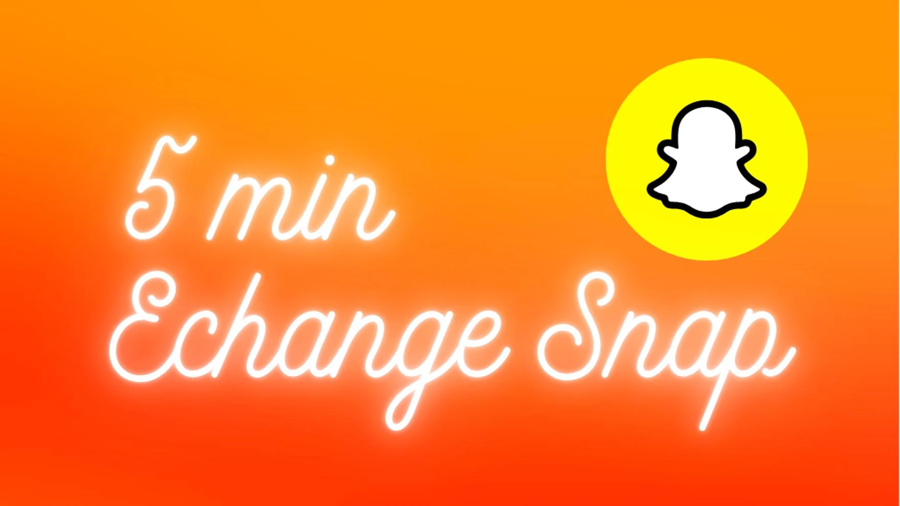 Photo de Echanges Snap 5 min