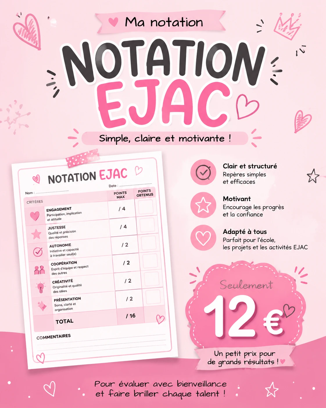 Photo de Notation ejac
