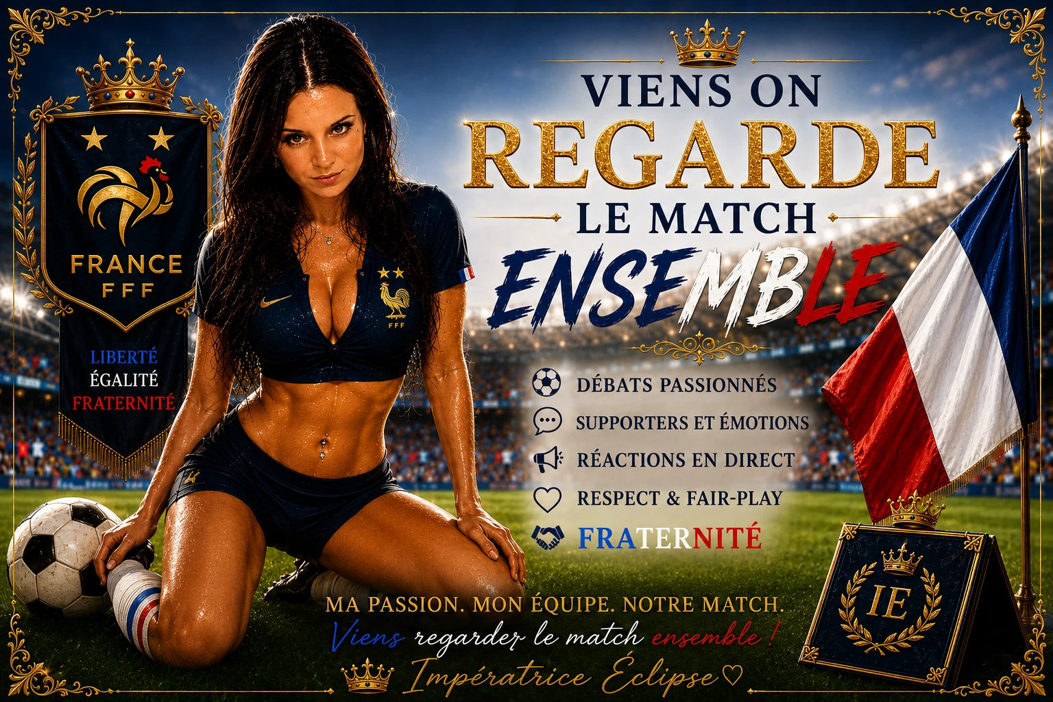 Photo de Viens on regarde le match ensemble 🇫🇷