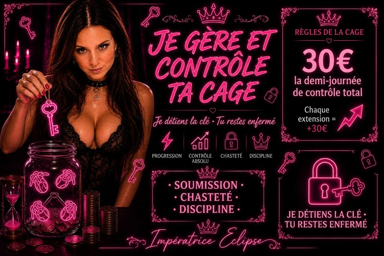 Photo de Je gère et contrôle ta cage de chasteté