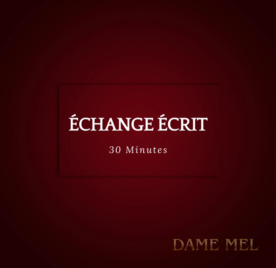 Photo de Échange écrit 30min