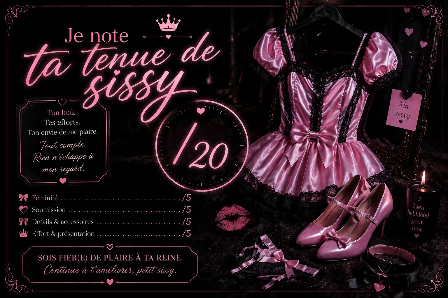 Photo de Je note ta tenue de Sissy
