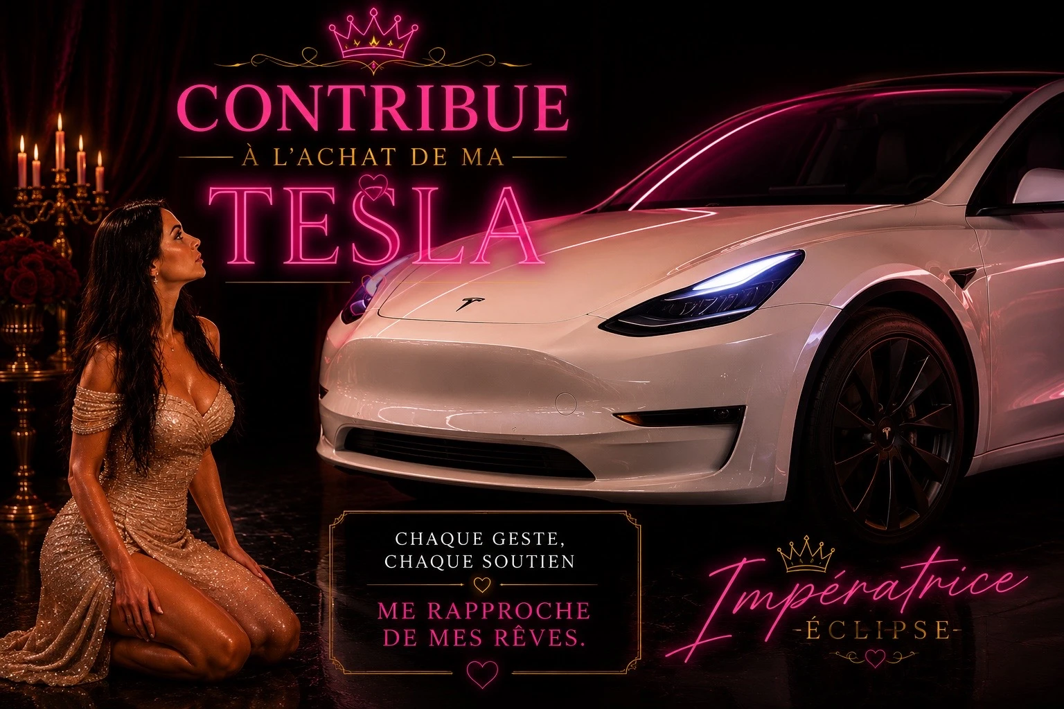 Photo de Contribue à l’achat de ma Tesla