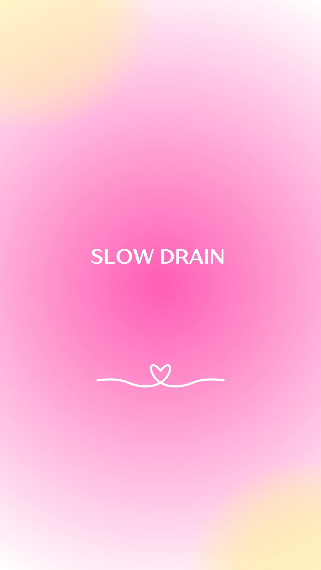 Photo de Slow drain étape 1