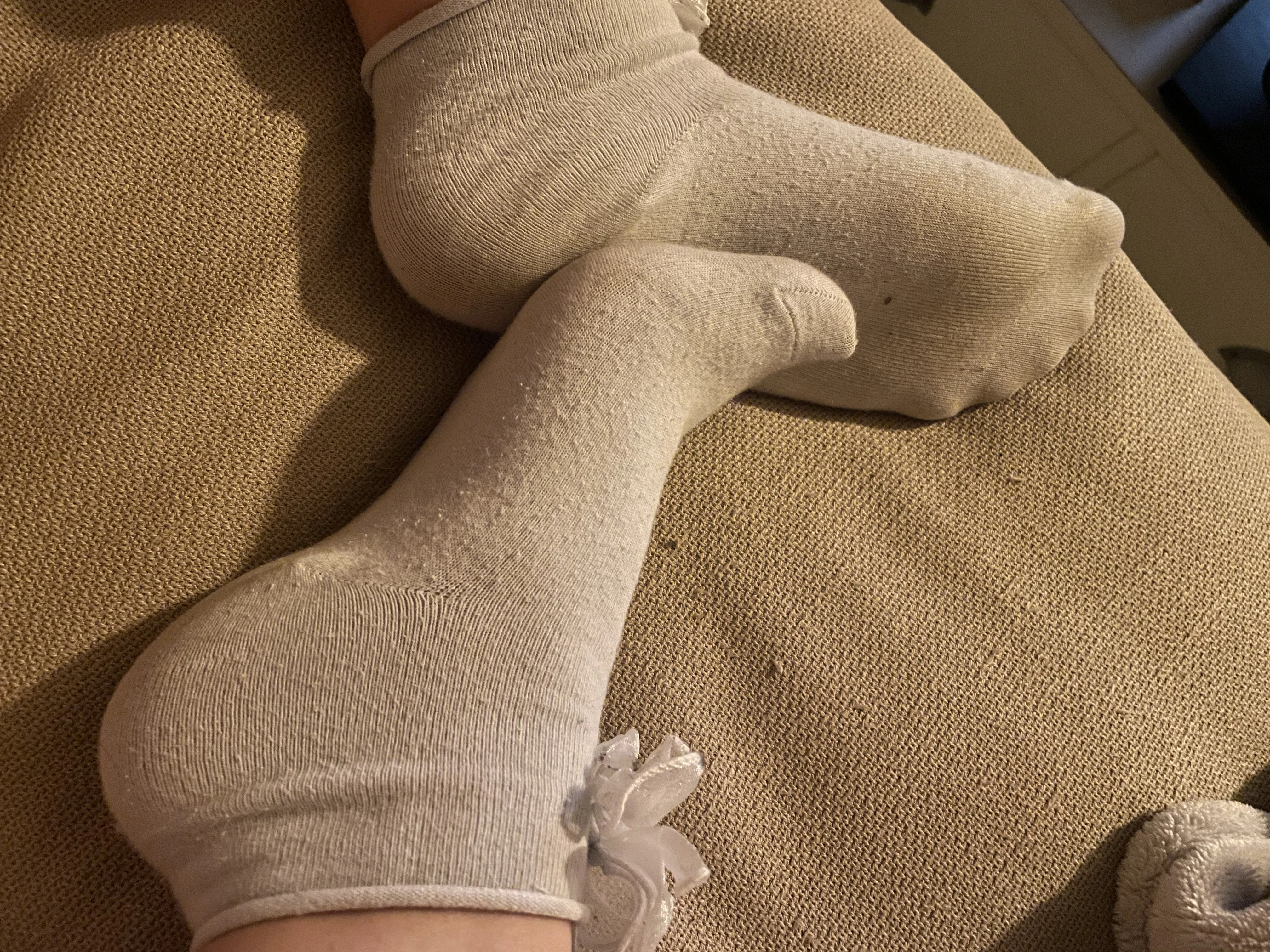 Photo de Chaussettes avec noeud blanc