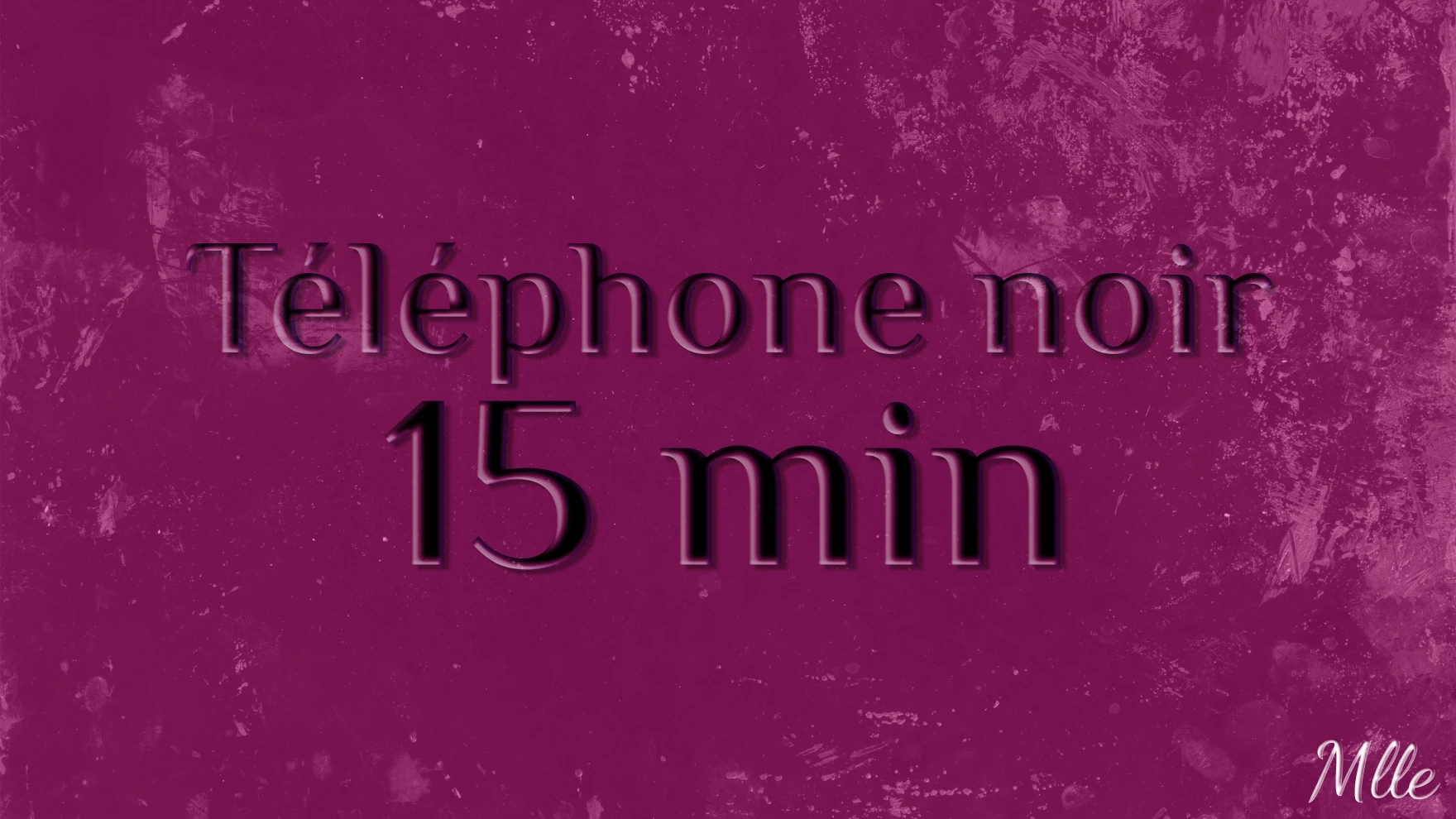 Photo de Téléphone noir 15 min