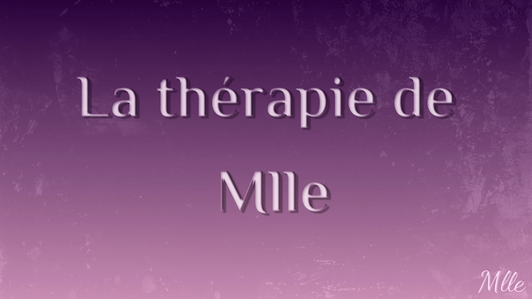 Photo de La thérapie de Mlle