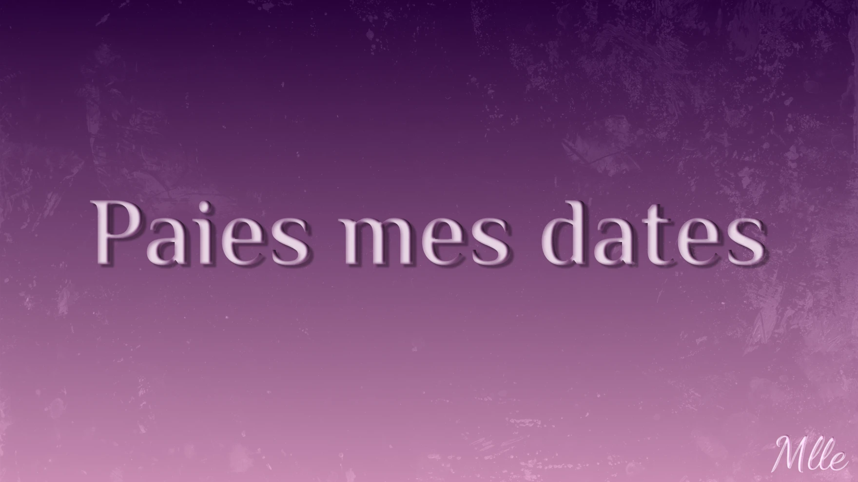 Photo de Paie mes dates