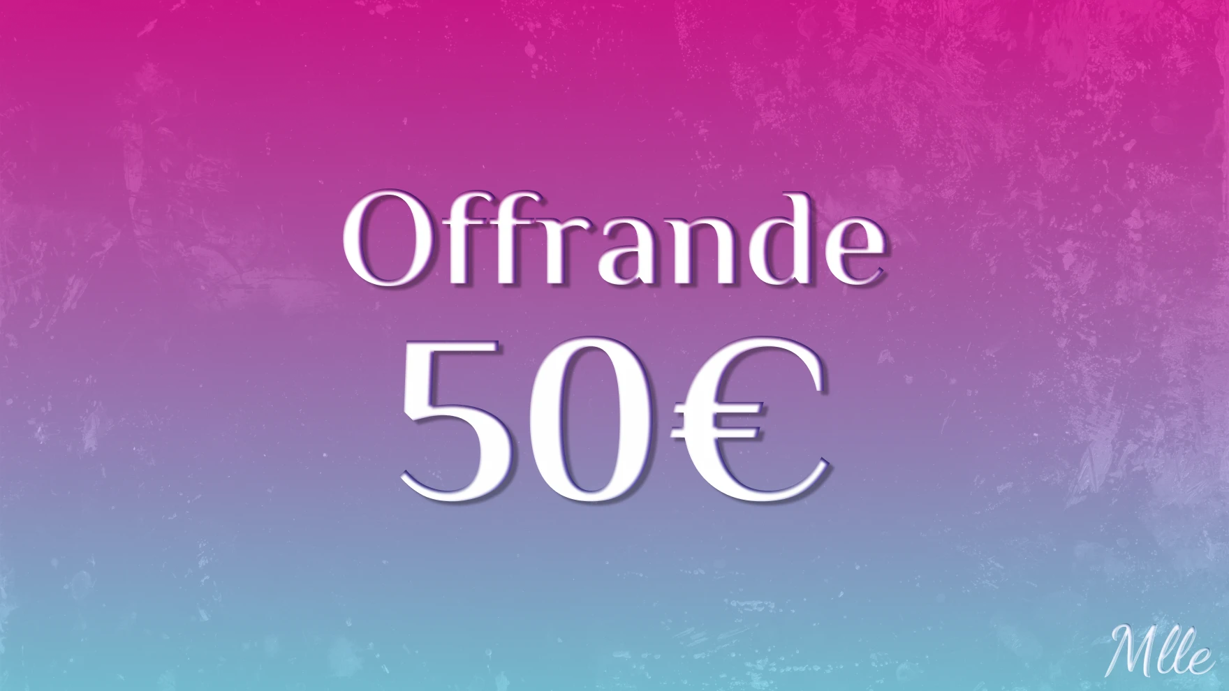 Photo de Offrande 50 euros