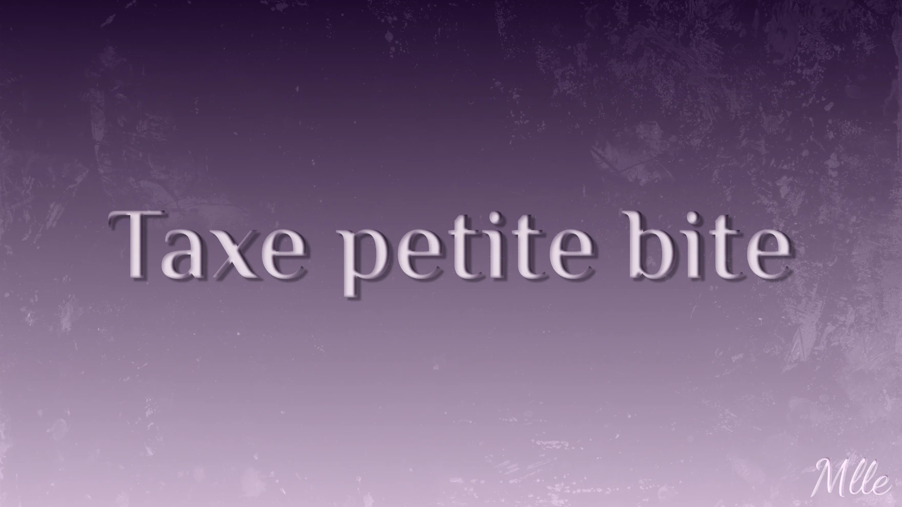 Photo de Taxe petite bite