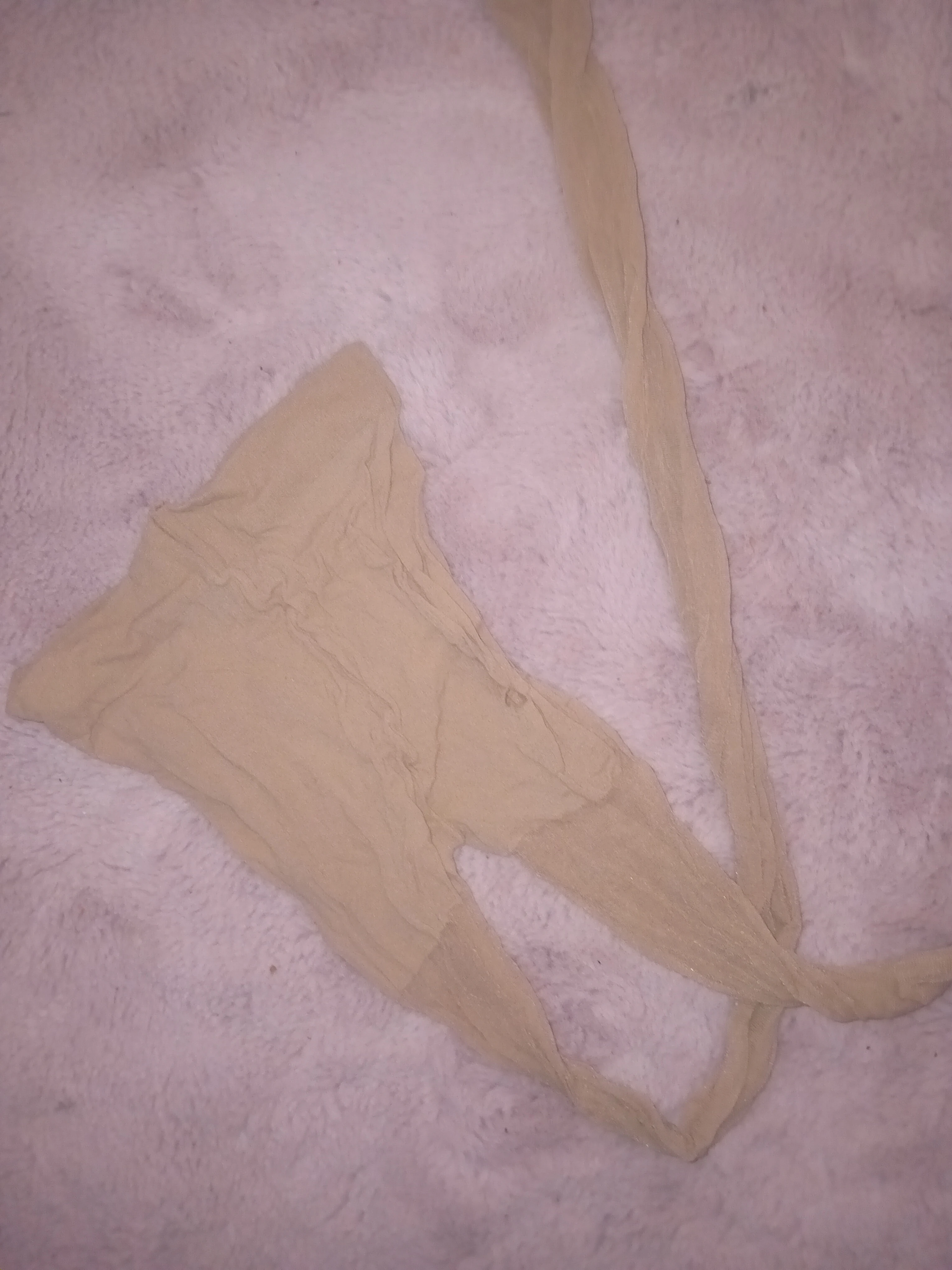 Photo de Collant nylon beige
