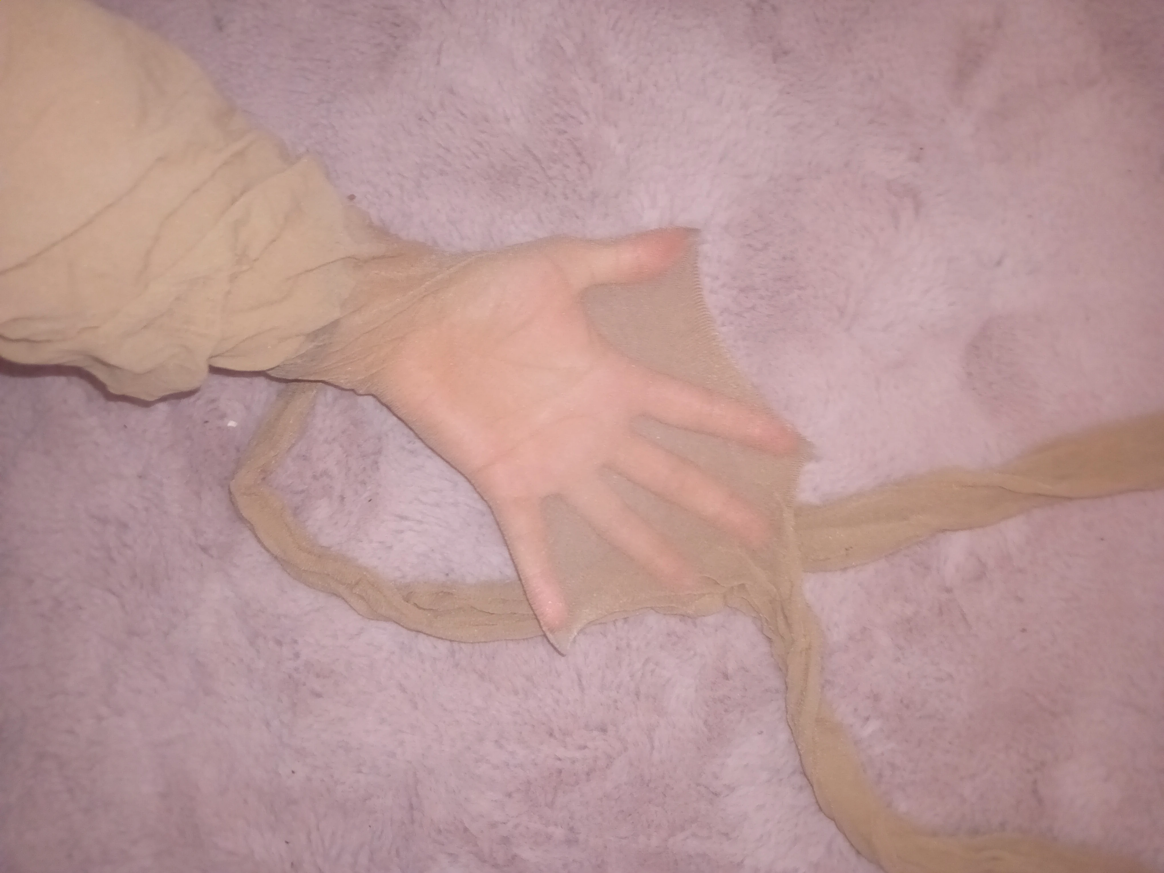 Photo de Collant nylon beige