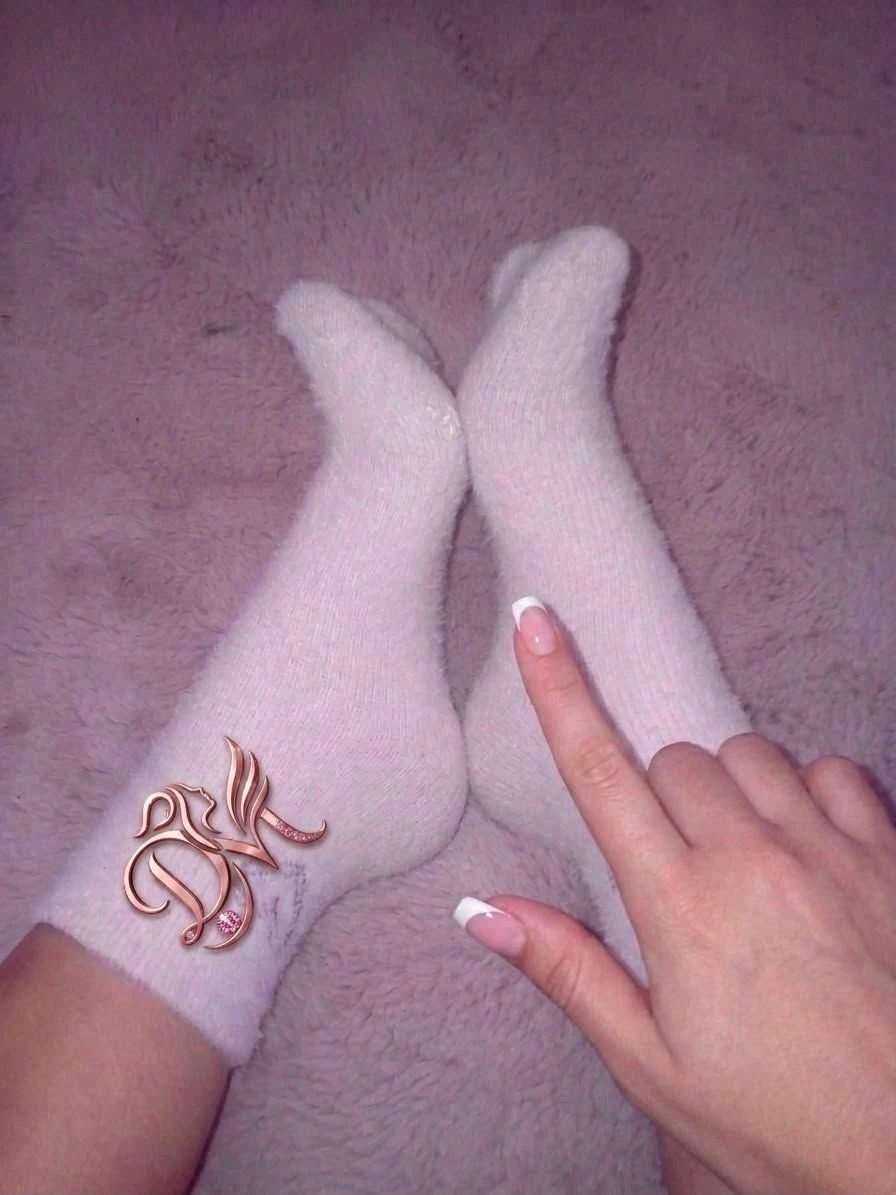 Photo de Chaussette rose pilou