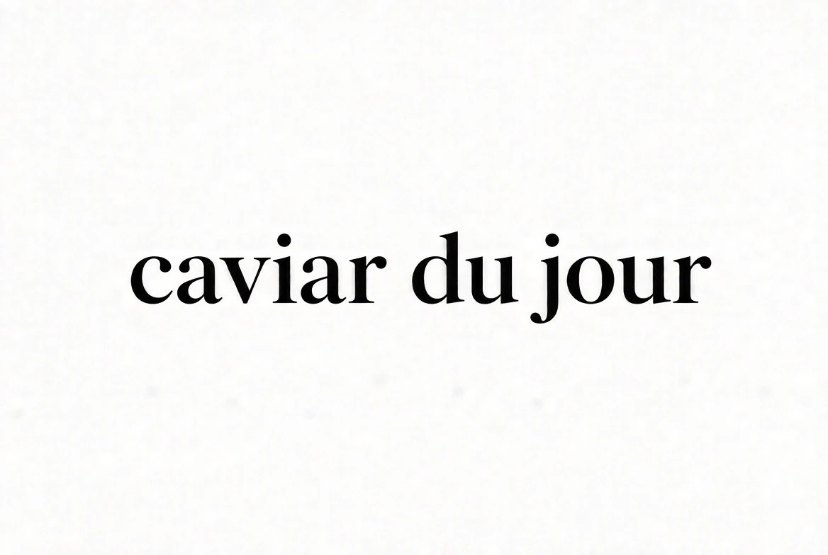 Photo de Caviar du jour
