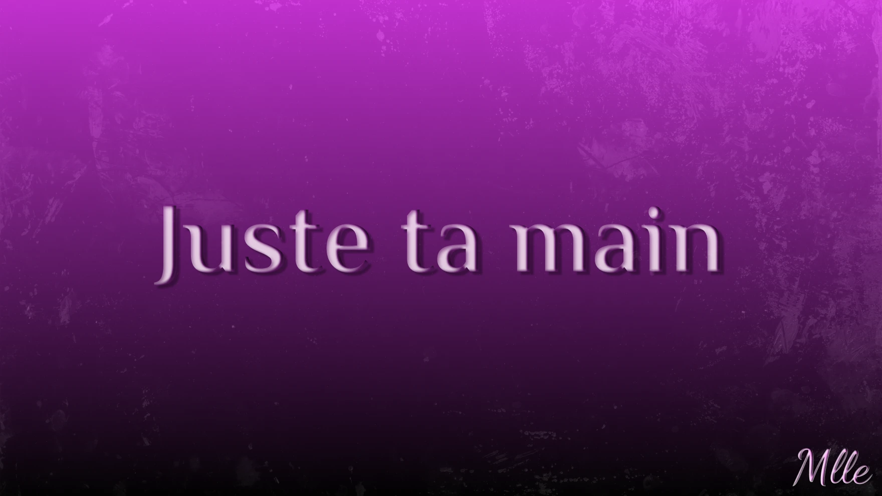 Photo de Audio: Juste ta main