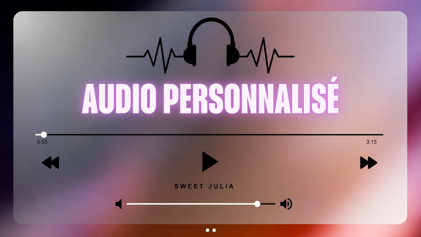 Photo de Audio personnalisé (choisis ta durée) [5 minutes]