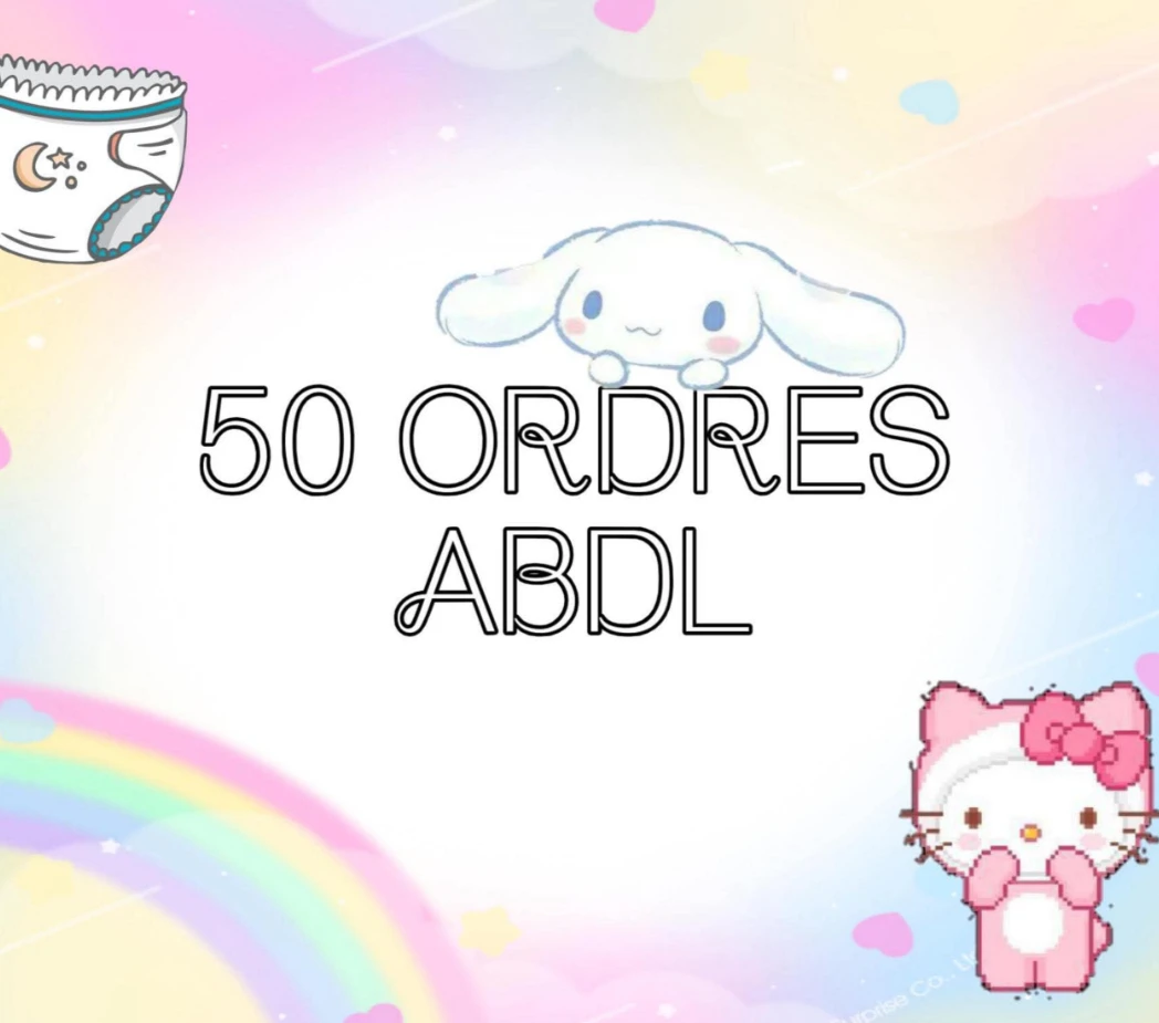 Photo de Listes 50 ordres ABDL  🎀