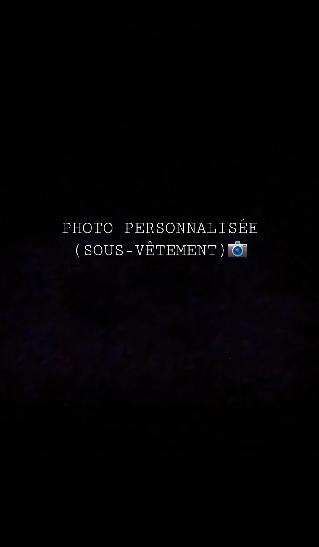 Photo de PHOTO PERSONNALISÉE (SOUS-VÊTEMENT)