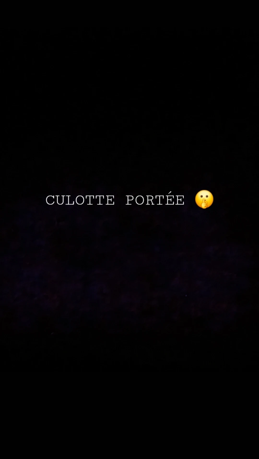 Photo de CULOTTE PORTÉE