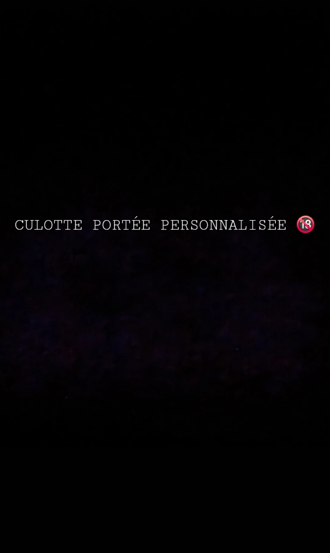 Photo de CULOTTE PORTÉE PERSONNALISÉE